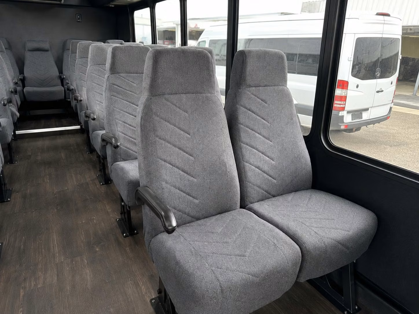 15 passenger minibus interior