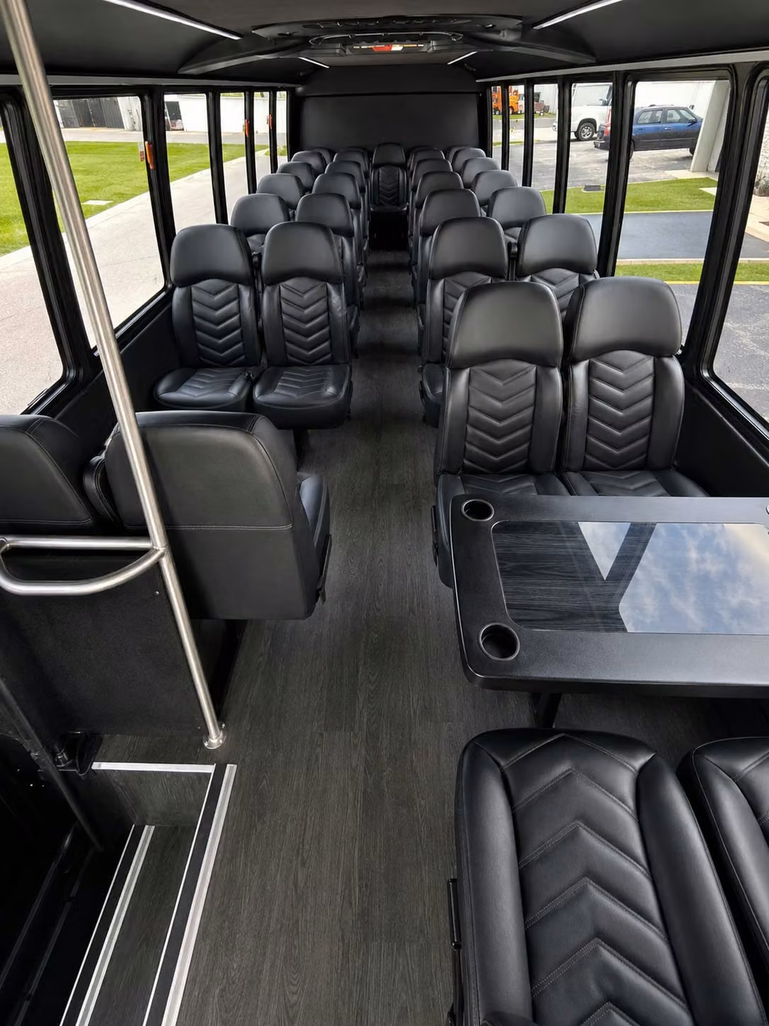 18 passenger minibus inside