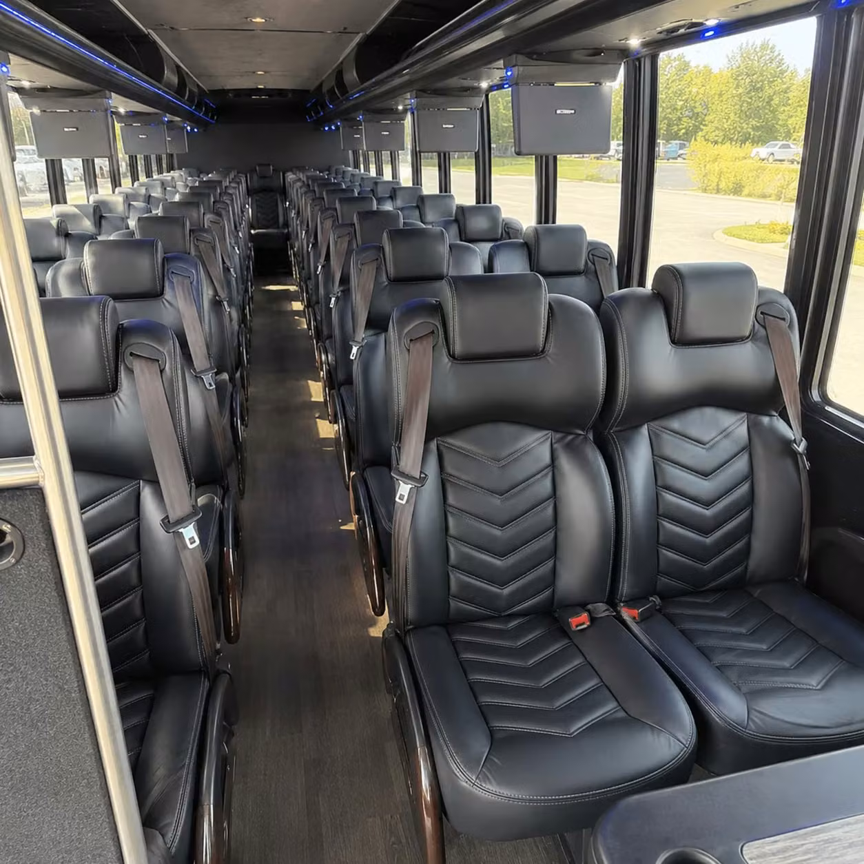 35 passenger minibus interior