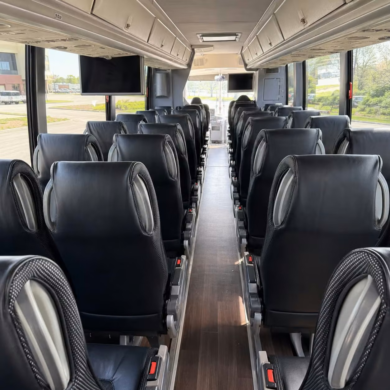 charter bus rentals for hanscom afb and massachusetts national guard operations